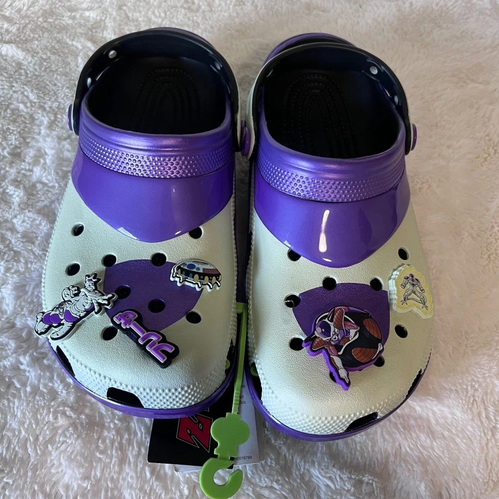 Crocs Dragon Ball Z Frieza Classic Clog Purple White Mens 8 Womens 10 211202-90H